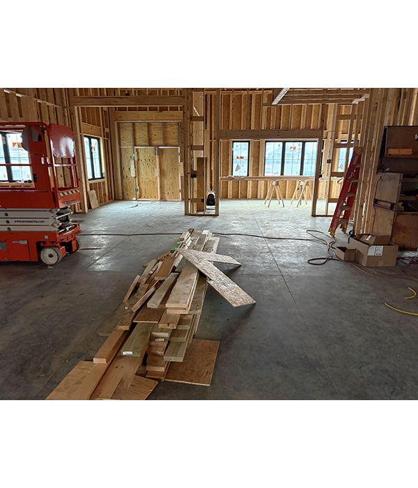 new bank building construction